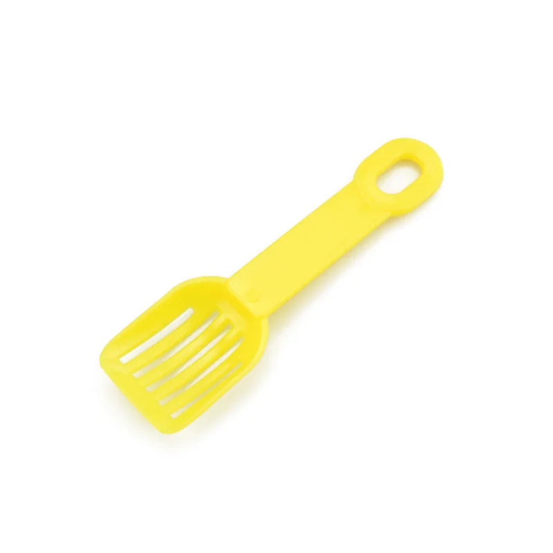 1pc Hamster Litter Scoop Solid Color Plastic Hamster Scooper Small Pet Litter Sand Scoop Pet Cleaning Hamster Supplies