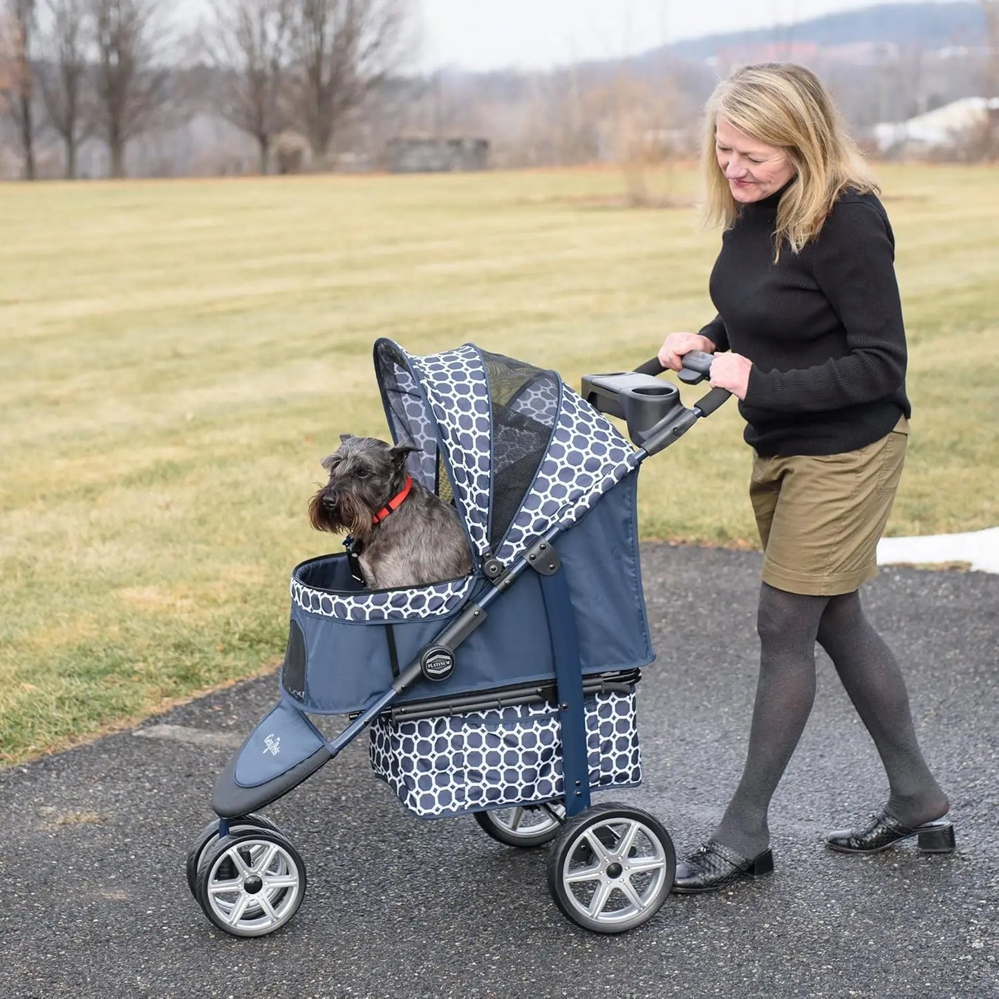 Monaco Pet Stroller ,Blue