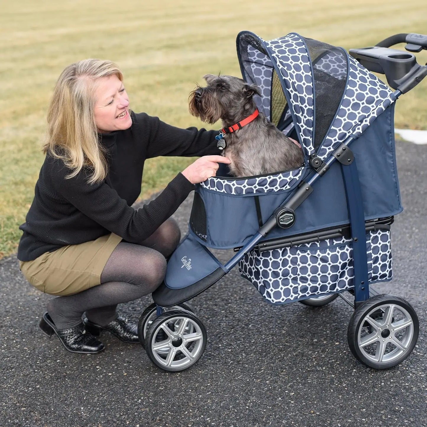 Monaco Pet Stroller ,Blue