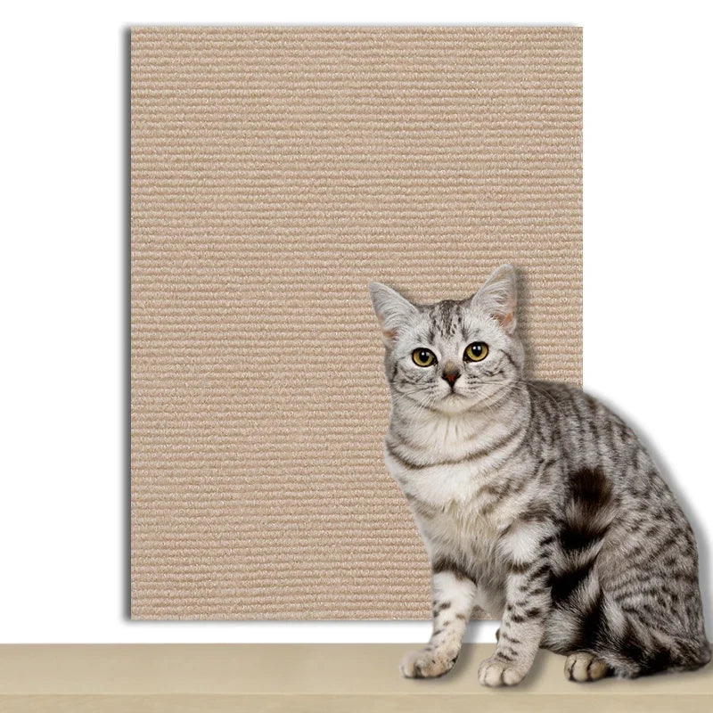 Self-Adhesive Carpet Cats Scratch Board Wall Anti Cat Scratch Sofa Diy Cats Scratch Board Sofa Protection Paws Sharpen Trimmable